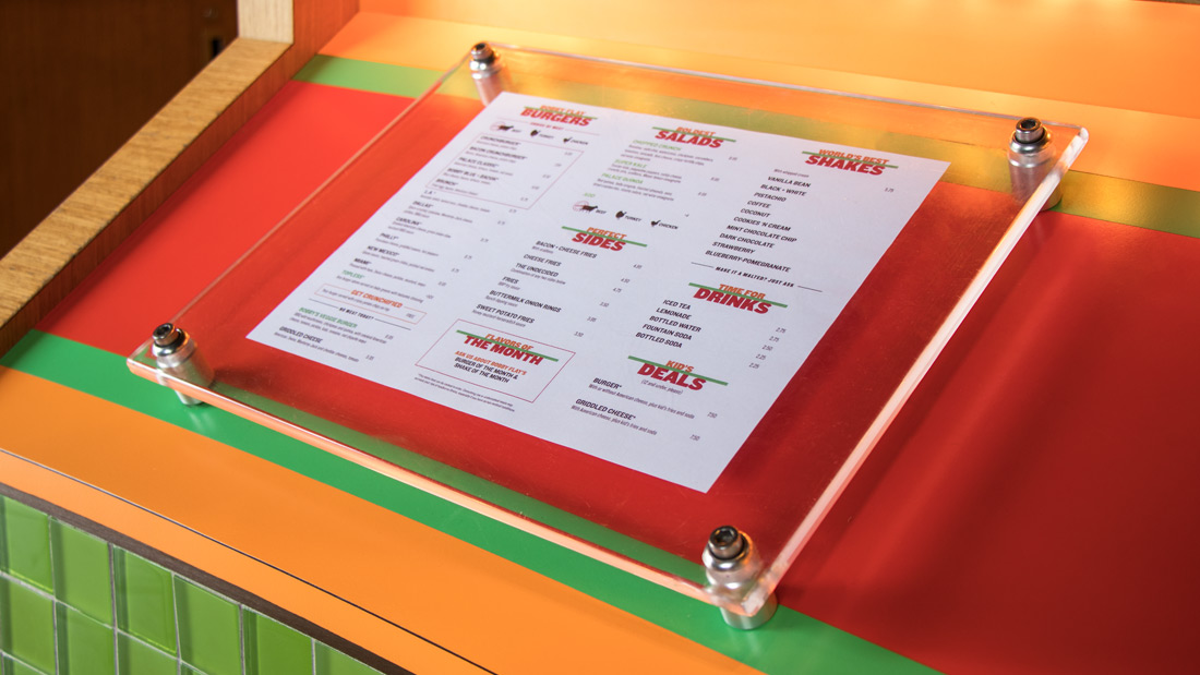 Bobby's Burger Palace - Menu