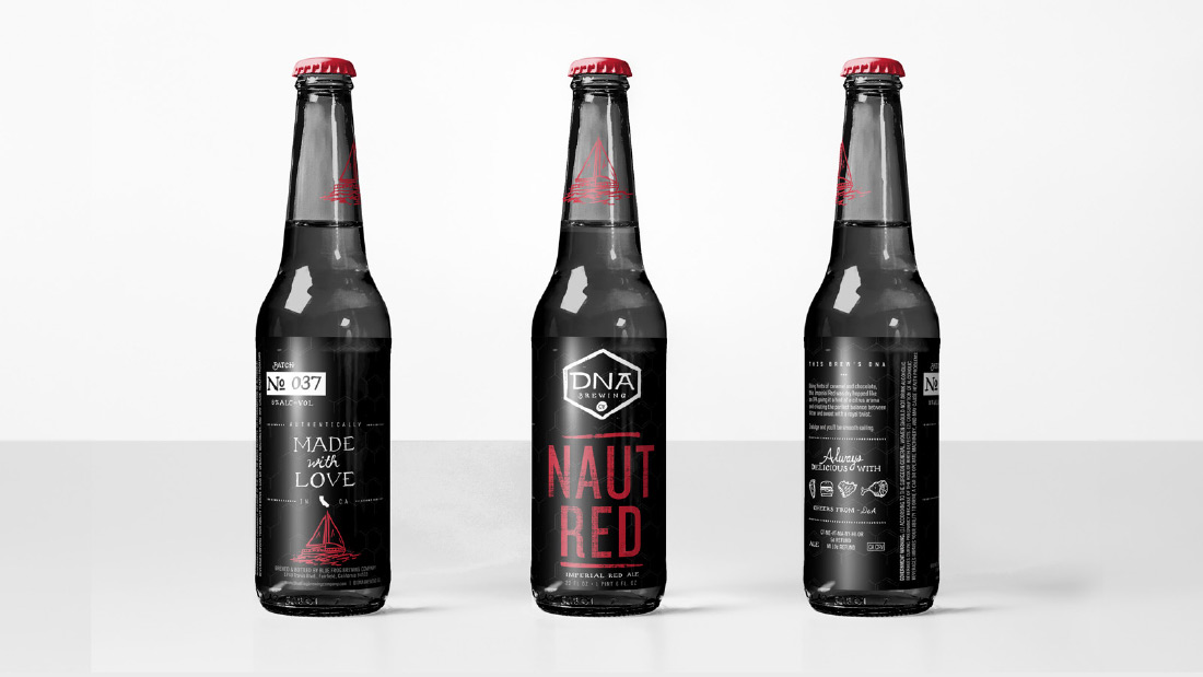 DNA Brewing Company - Bottles - Naut Red