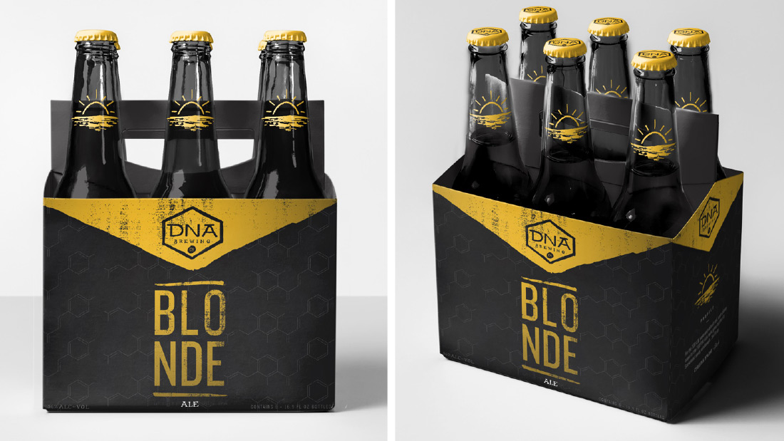 DNA Brewing Company - Packaging - Blonde