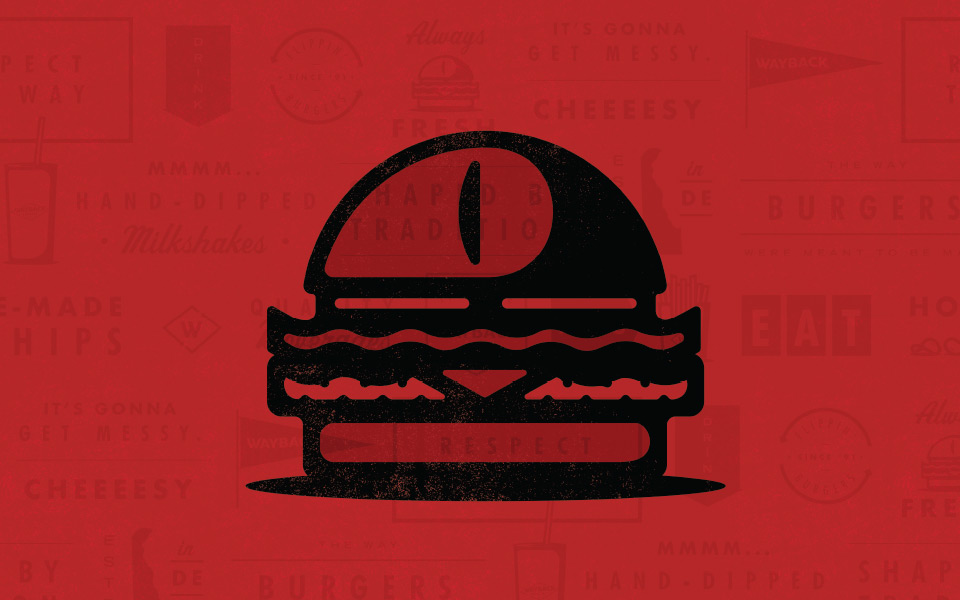 Wayback Burgers - Burger Illustration